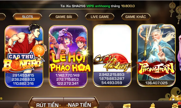 Khám Phá Sảnh Trò Chơi Nổ Hũ Iwin Club Với Cơ Hội Trúng Jackpot Tiền Tỷ Mỗi Ngày