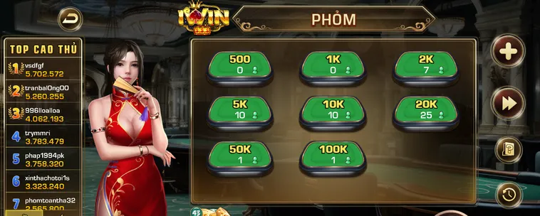 Phỏm Tại IWin Club Đỉnh Cao Với Chiến Thuật Sắp Xếp Bài Siêu Đẳng Cấp