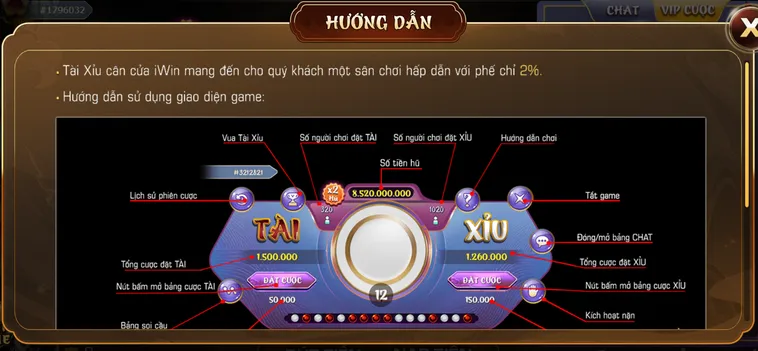Hướng Dẫn Chơi Tài Xỉu Casino Tại Iwin Club Để Thắng Lớn Mỗi Ngày